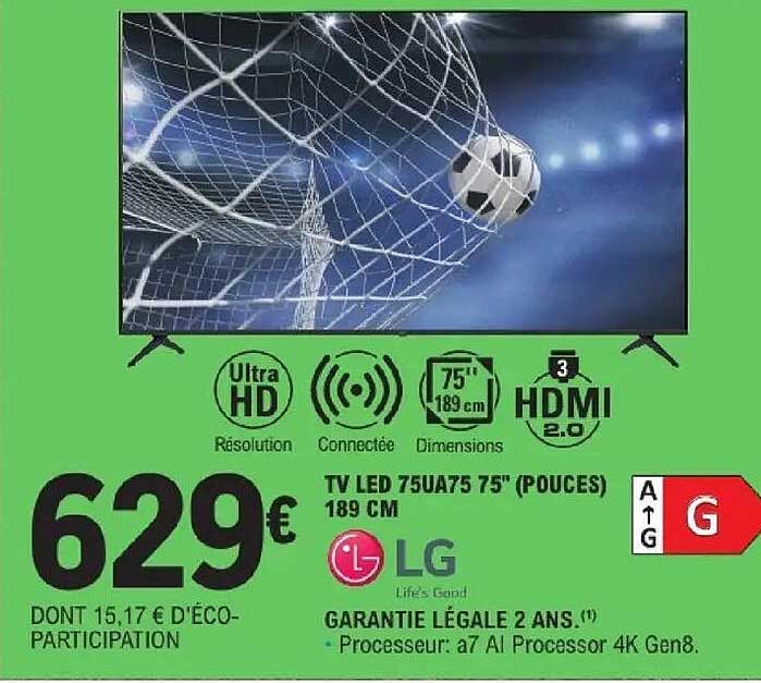 LG TV LED 75UA75