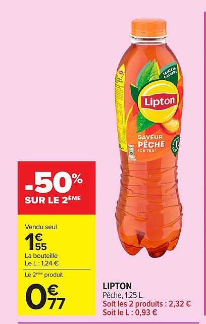 LIPTON Pêche