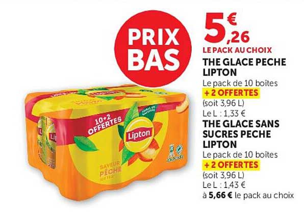 Lipton THE GLACE PECHE