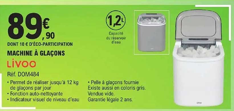 Livoo Machine à glaçons