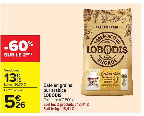 LOBODIS Café en grains