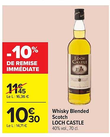 LOCH CASTLE Whisky Blended Scotch