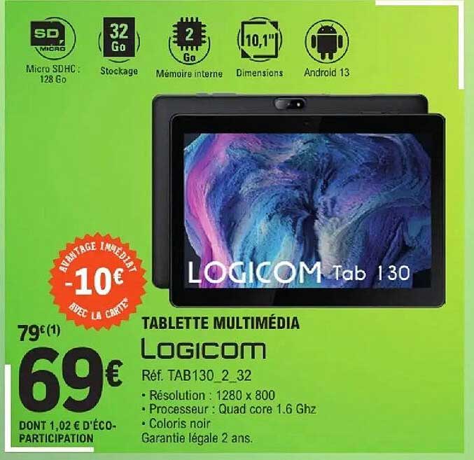 LOGICOM Tab 130
