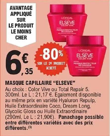 L'Oréal Elseve Masque capillaire "ELSEVE