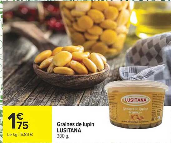 LUSITANA Graines de lupin