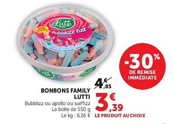 Lutti Bubblizz Fiz Family