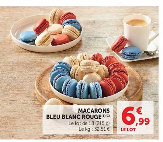 MACARONS BLEU BLANC ROUGE