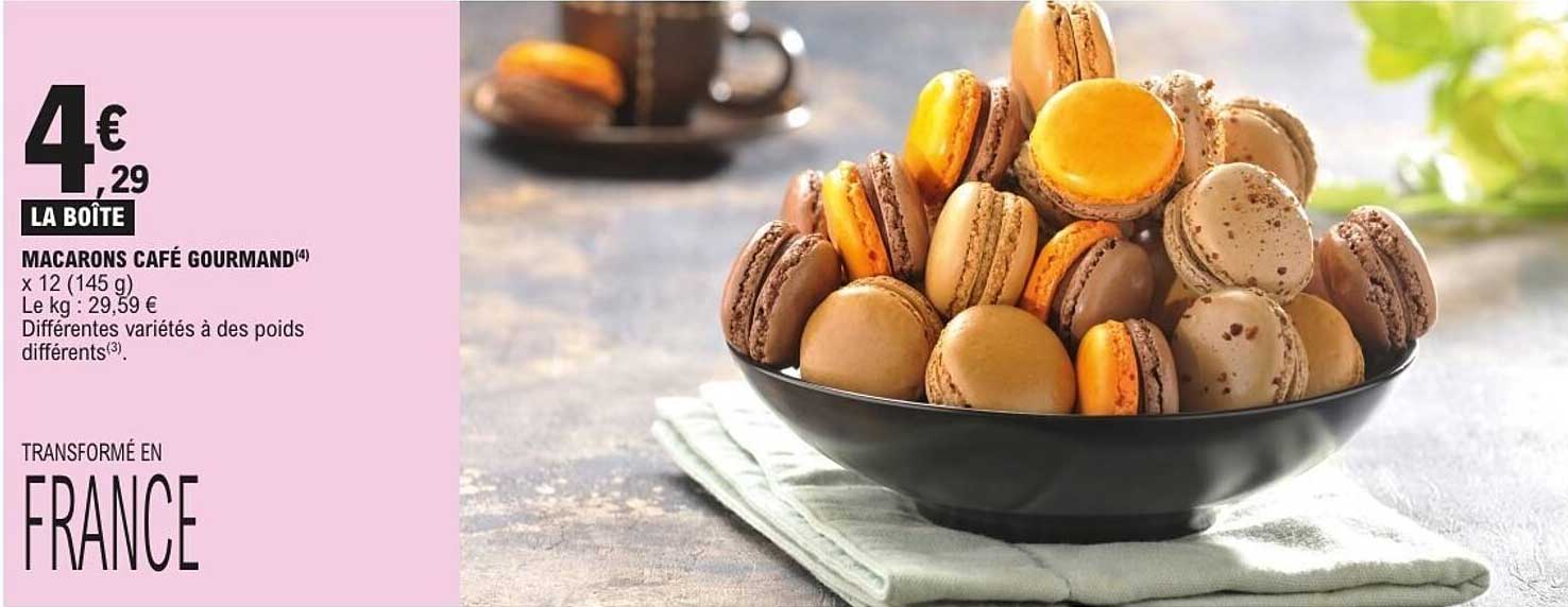 MACARONS CAFÉ GOURMAND