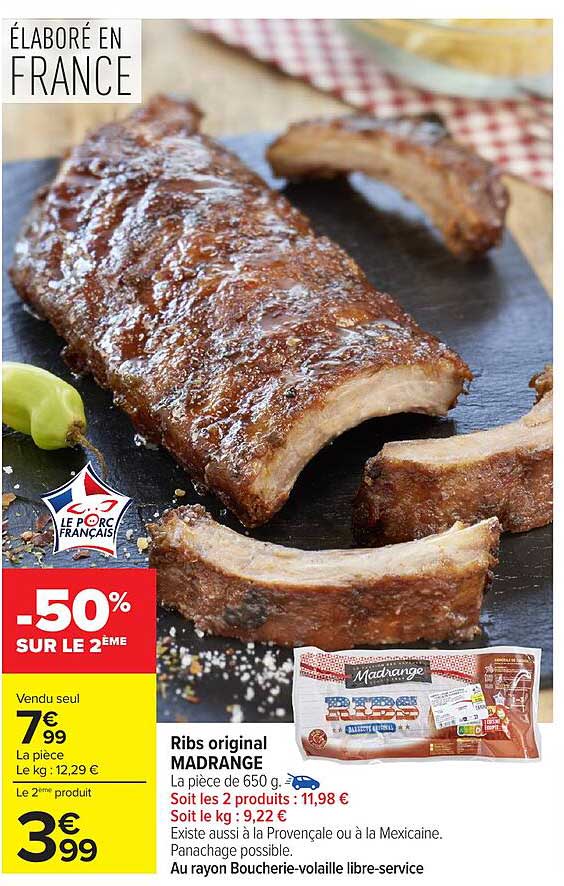 Madrange Ribs original