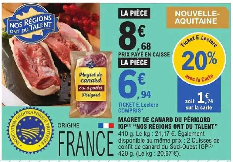 Magret de canard du Périgord