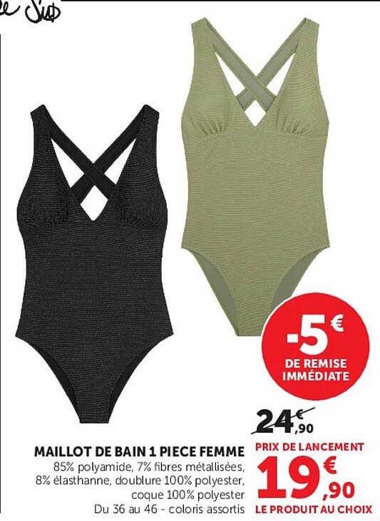 MAILLot DE BAIN 1 PIECE FEMME