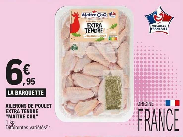 Maître CoQ Ailerons de poulet EXTRA TENDRE