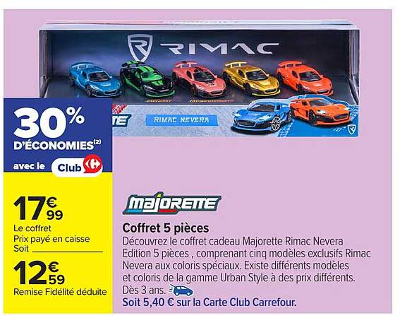Majorette Coffret 5 pièces