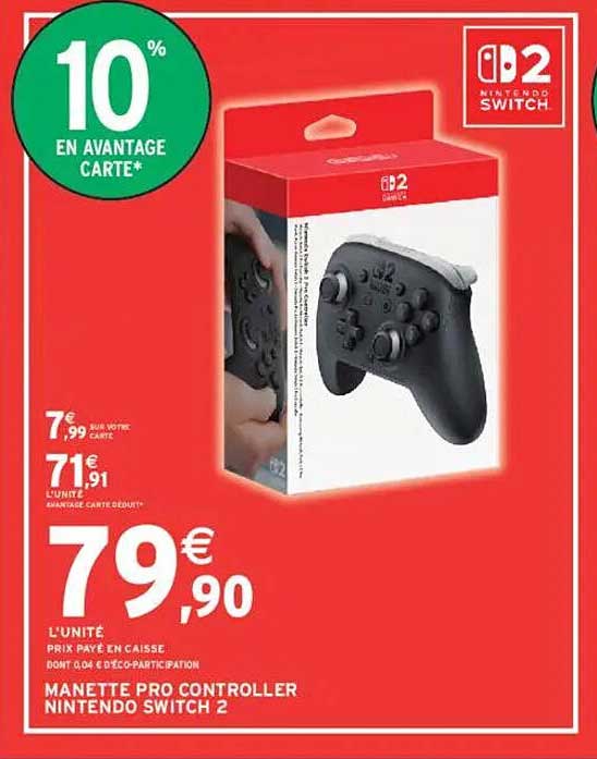 MANETTE PRO CONTROLLER NINTENDO SWITCH 2