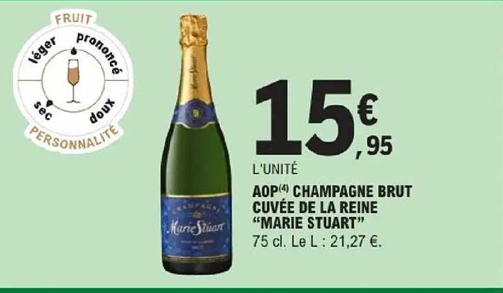 Marie Stuart Champagne Brut Cuvee de la Reine