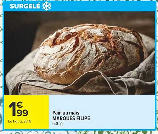 Marques Filipe Pain au maïs