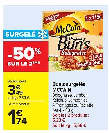 McCain Bun's Bolognais