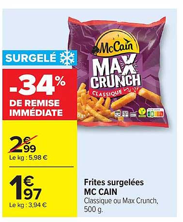McCain Max Crunch