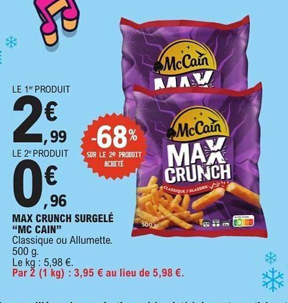 McCain Max Crunch