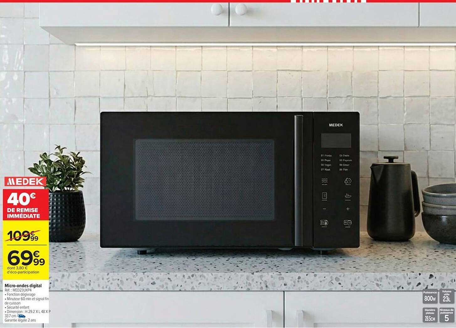 MEDEX Micro-ondes digital