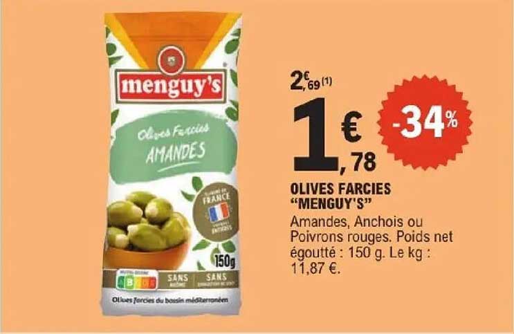 Menguys Olives farcies
