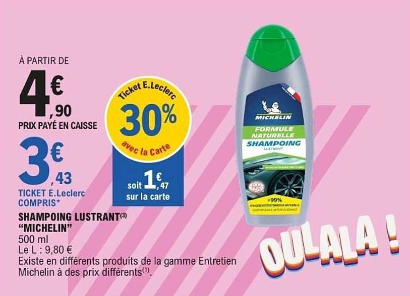 MICHELIN SHAMPOING LUSTRANT