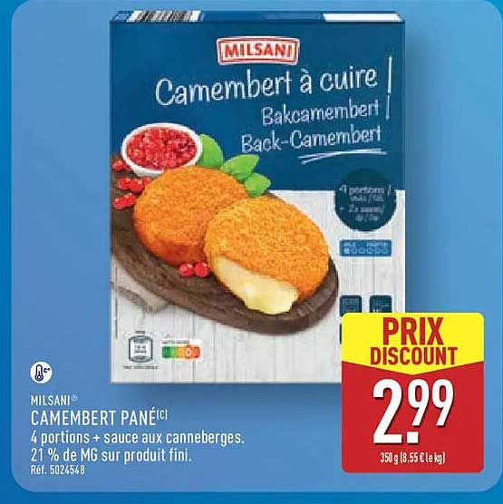 MILSANI Camembert à cuire