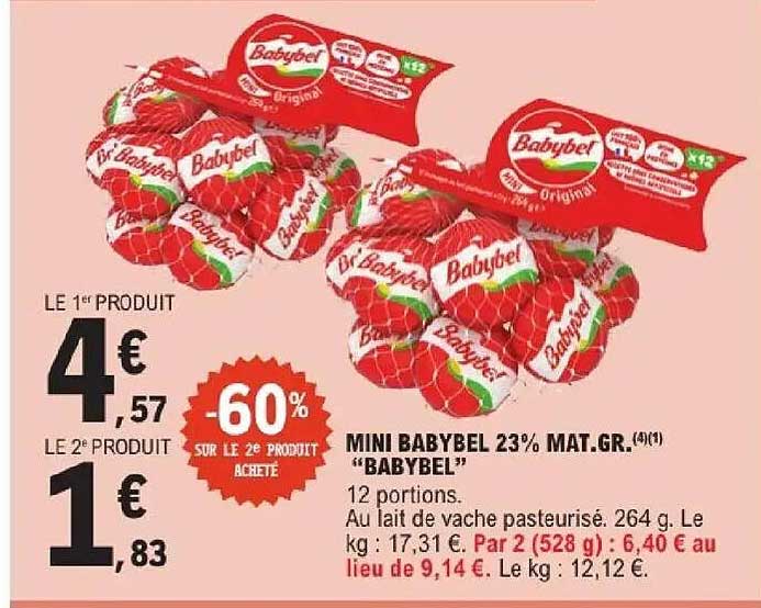 Mini Babybel 23% MAT.GR. "BABYBEL