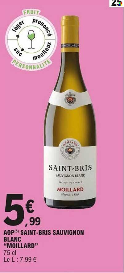 Moillard SAINT-BRIS SAUVIGNON BLANC