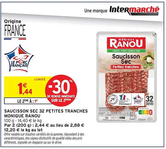 Monique Ranou Saucisson Sec