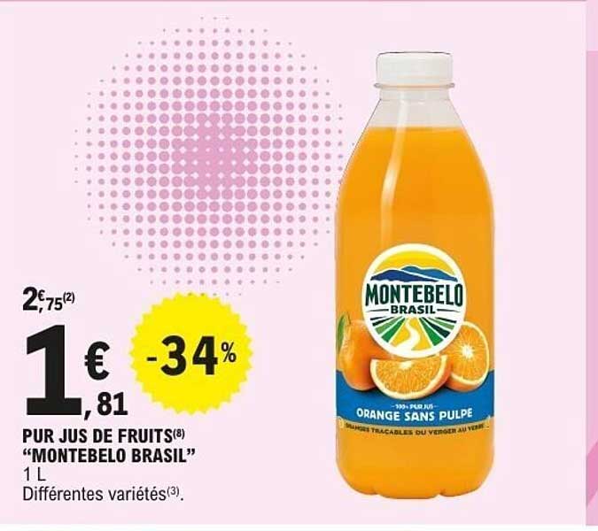 Montebelo Brasil Orange Sans Pulpe