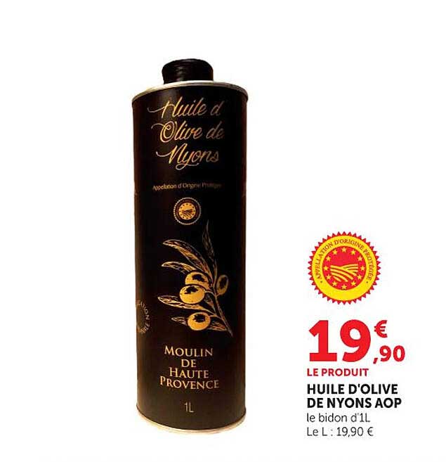 Moulin de Haute Provence Huile d'olive de Nyons AOP