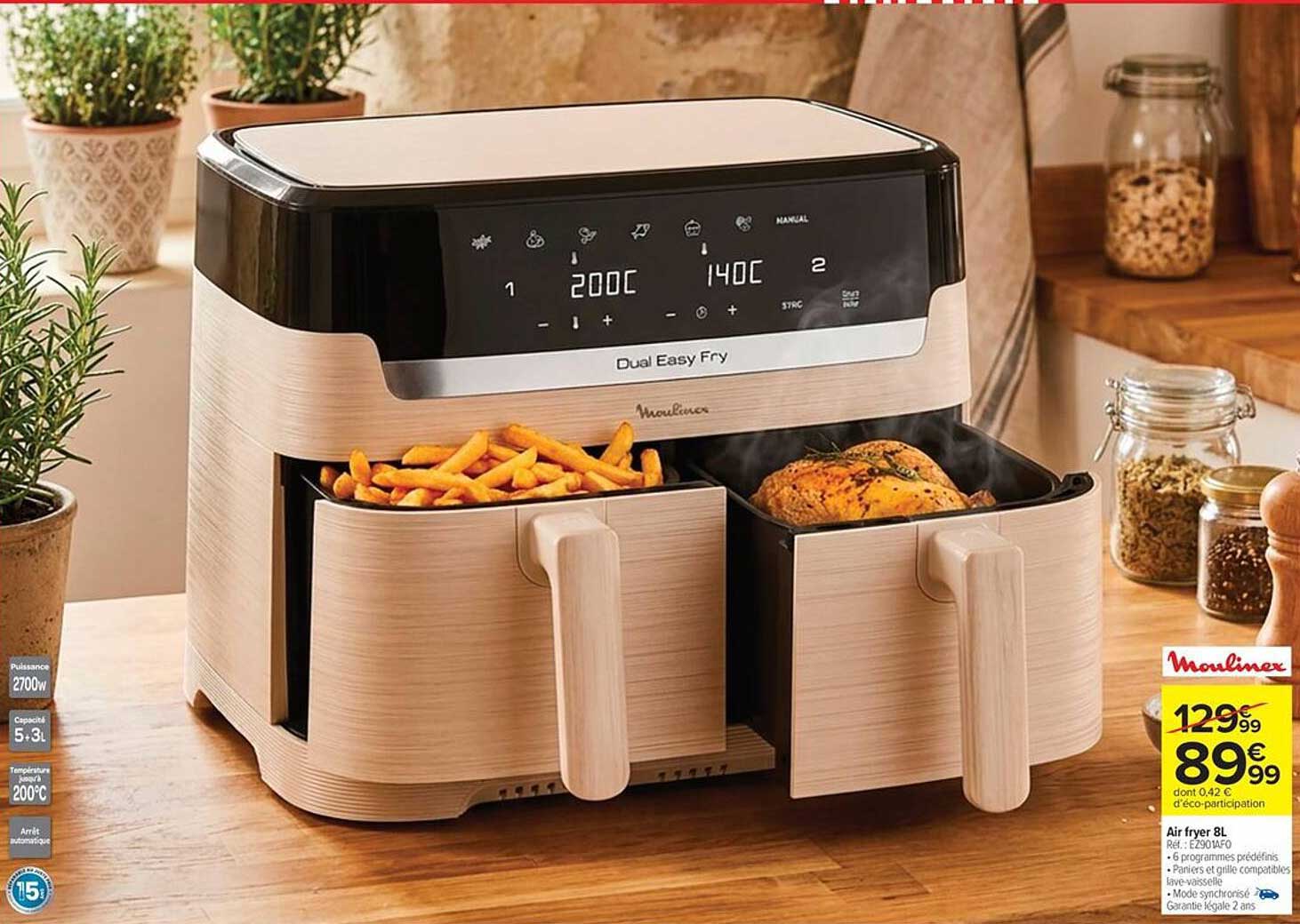 Moulinex Dual Easy Fry