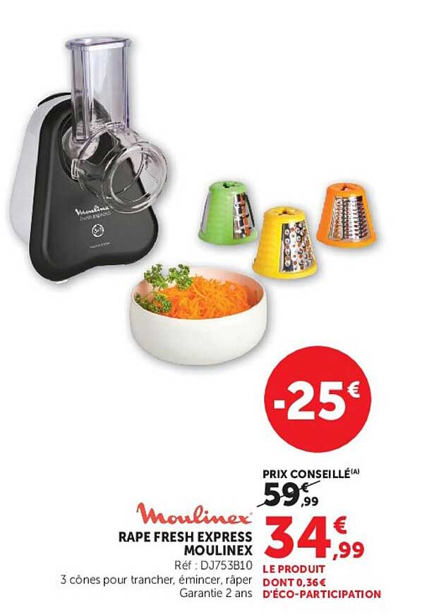 Moulinex RAPE FRESH EXPRESS