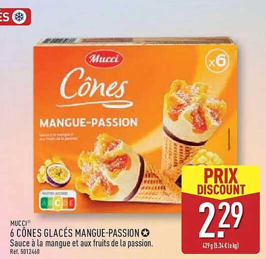 Mucci Cônes Mangue-Passion