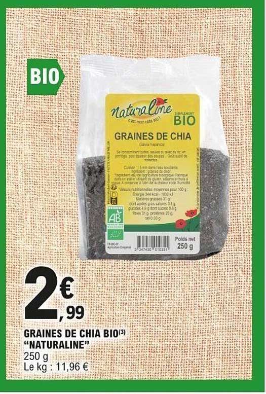 Naturaline GRAINES DE CHIA BIO