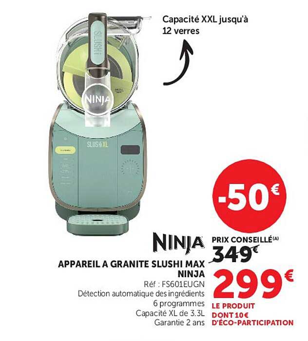 NINJA APPAREIL A GRANITE SLUSHI MAX