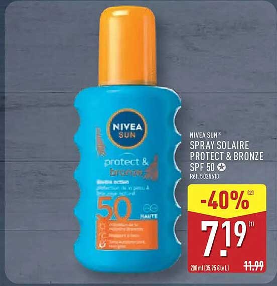 NIVEA SUN SPRAY SOLAIRE PROTECT & BRONZE SPF 50