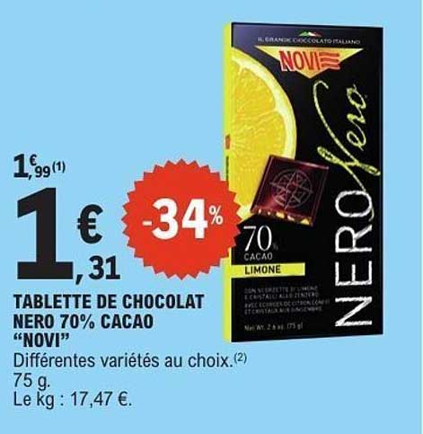 Novi Nero 70% cacao