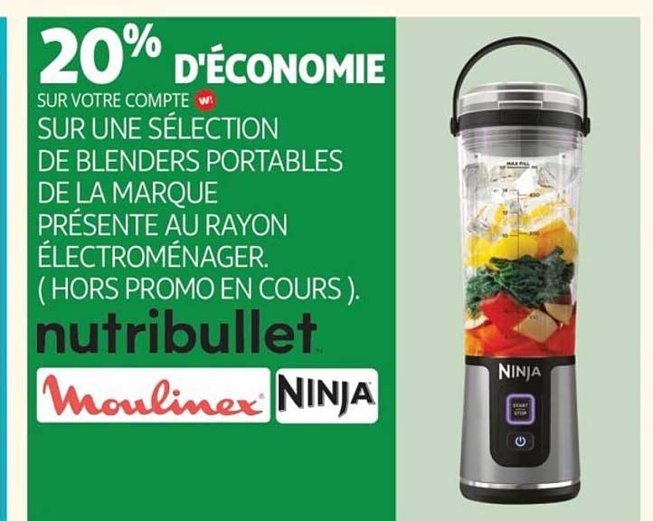 Nutribullet Moulinex Ninja