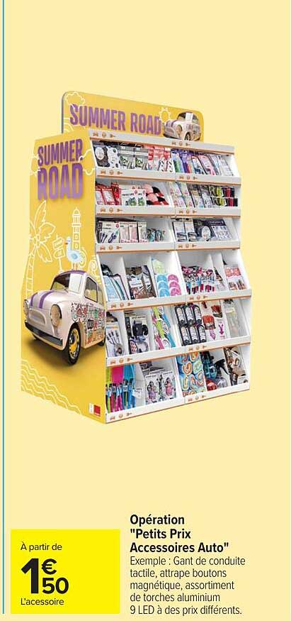 Opération "Petits Prix Accessoires Auto