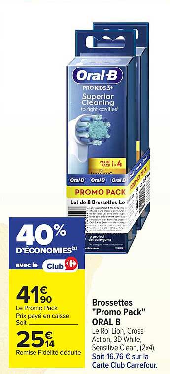 Oral B Promo Pack