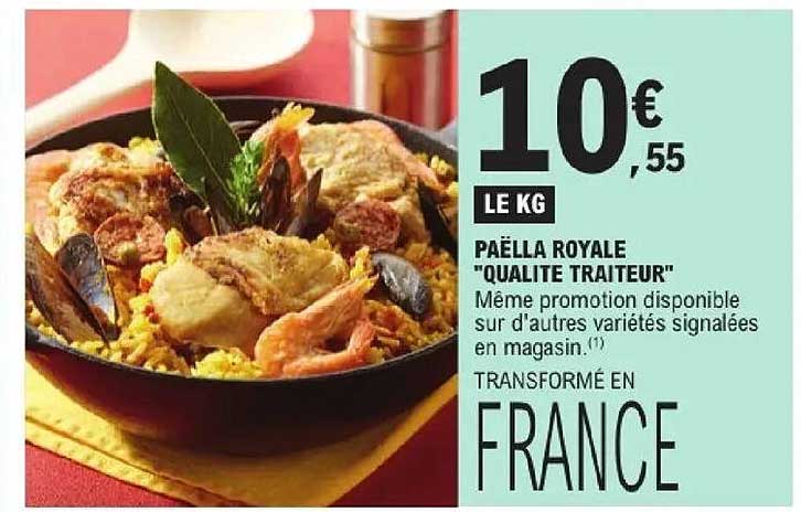 PAËLLA ROYALE "QUALITÉ TRAITEUR