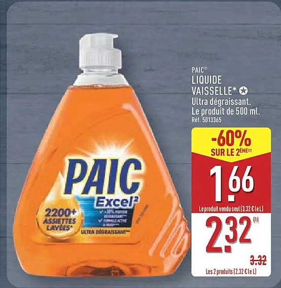 PAIC LIQUIDE VAISSELLE*