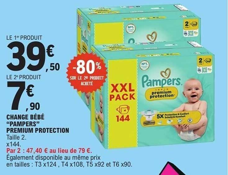 Pampers premium protection