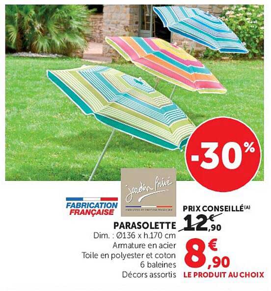 Parasolette Jardin Privé