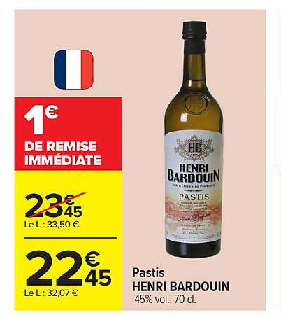 Pastis HENRI BARDOUIN