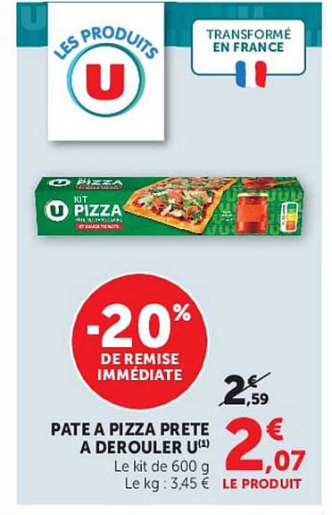 PATE A PIZZA PRETE A DEROU