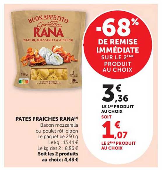 PATES FRAICHES RANA