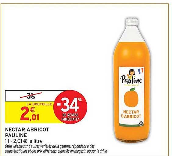 Pauline Nectar d'abricot